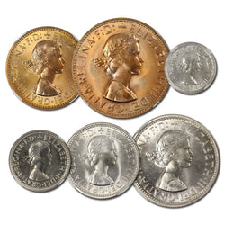 Australia 1960 Melbourne & Perth Mint 6 Coin Proof Set