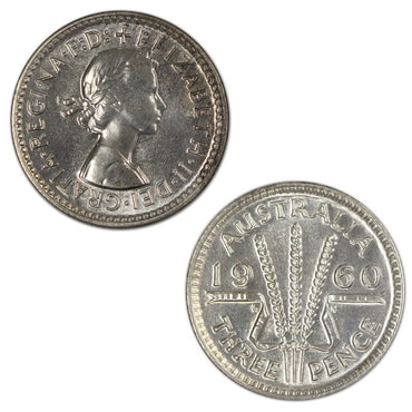 Australia 1960 Threepence Proof