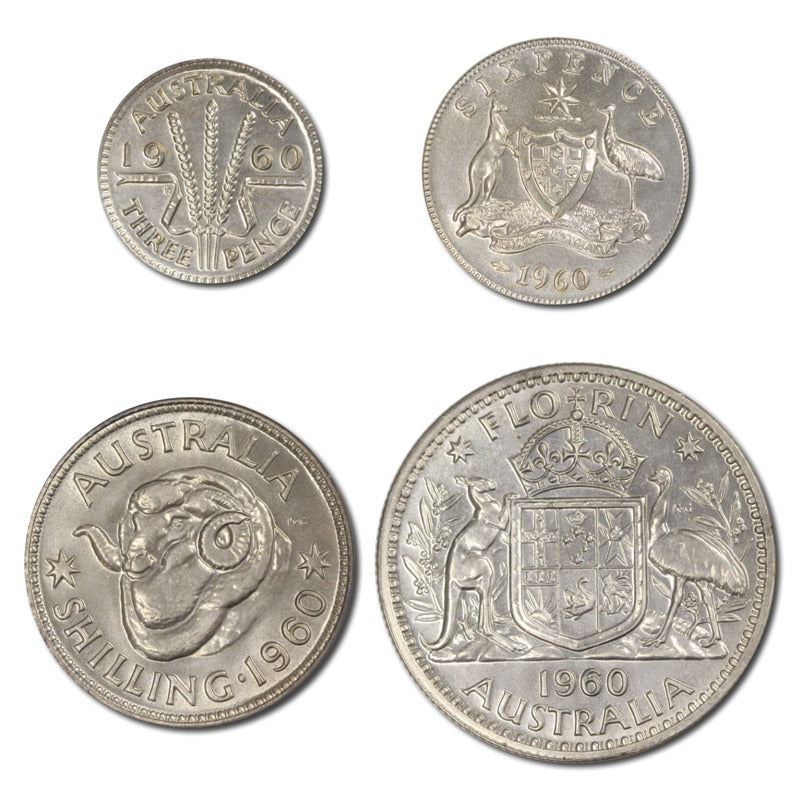 Australia 1960 Melbourne Mint 4 Coin Proof Set