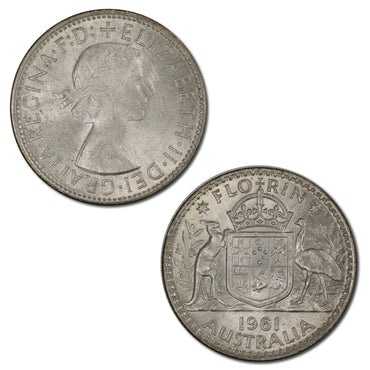 Australia 1961 Silver Florin