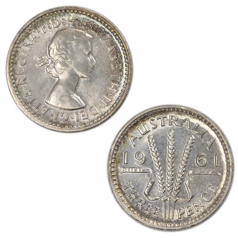 Australia 1961 Melbourne Mint Proof Threepence