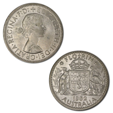 Australia 1962 Silver Florin