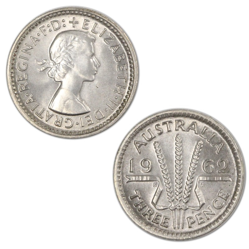Australia 1962 Melbourne Mint Proof Threepence
