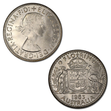 Australia 1963 Silver Florin