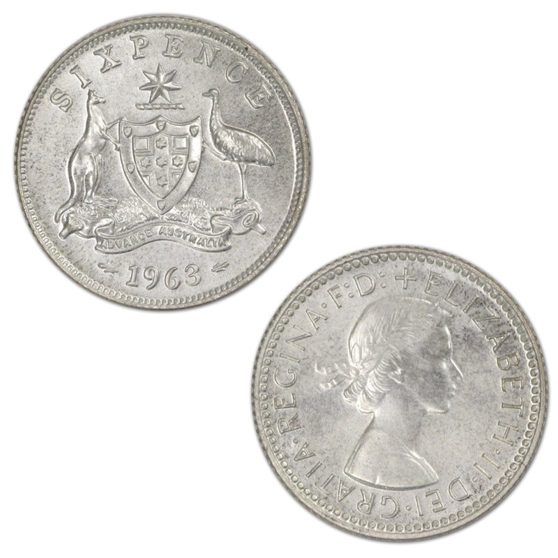 Australia 1963 Melbourne Mint Proof Sixpence