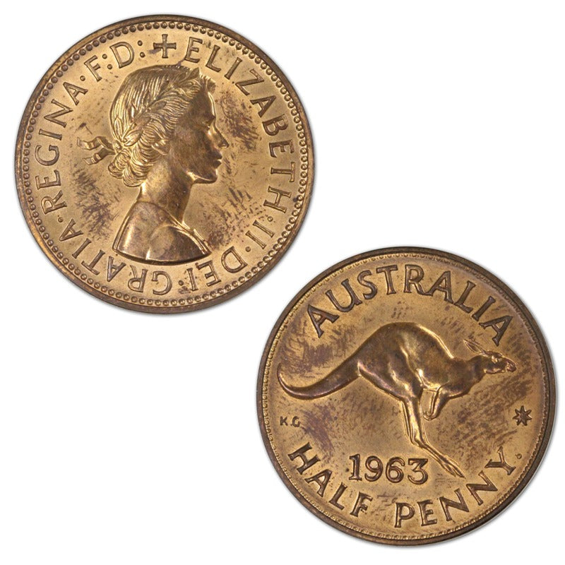 Australia 1963Y. Perth Mint Proof Halfpenny
