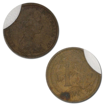 1c 1967 Error 10mm Bitten Rim VF