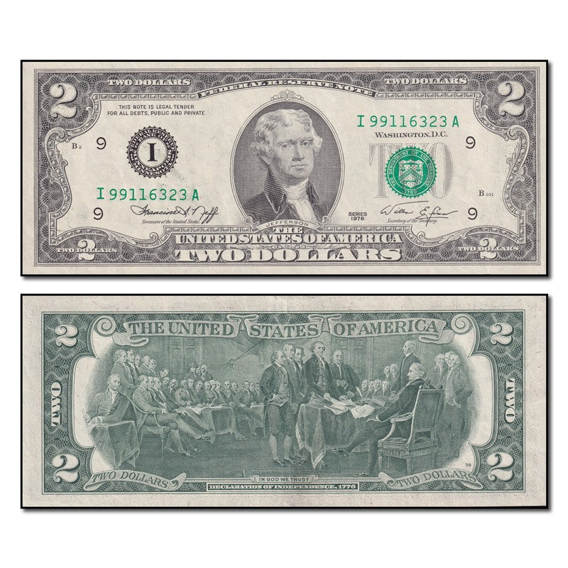 United States of America (USA) 1976 2 Dollars P.461 CFU