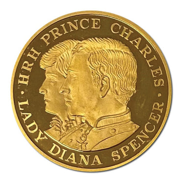 The Royal Wedding 1981 Gold Medal