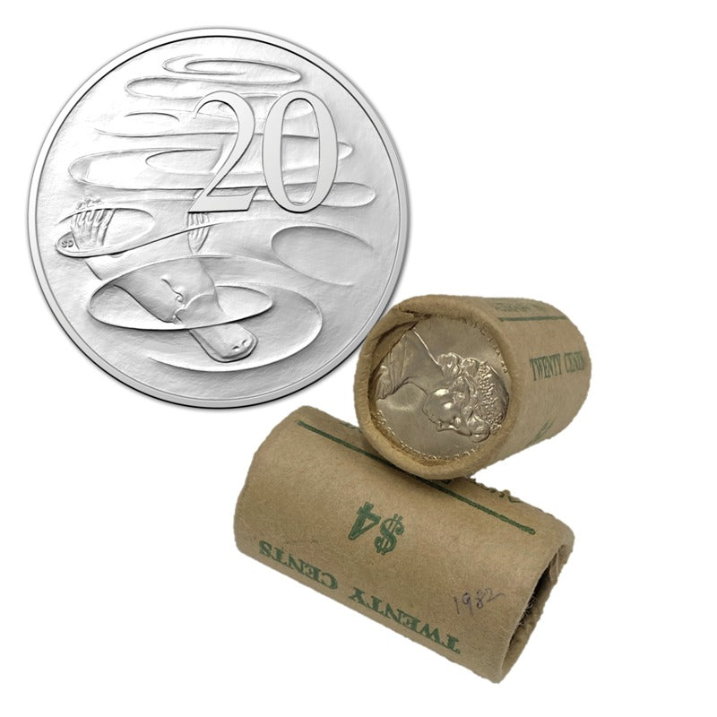 20c 1982 Royal Australian Mint Roll