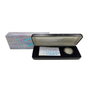 $1 1993 Landcare Silver Proof Coin Fair Release