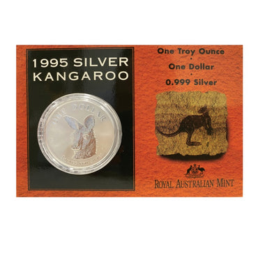 $1 1995 Kangaroo 1oz 99.9% Silver UNC
