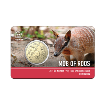 $1 2021 Numbat Privy Mark - Perth ANDA Expo