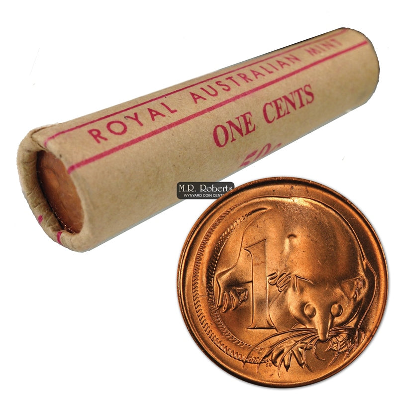 1c 1981 Royal Australian Mint Roll M.R.Roberts Wynyard Coin Centre