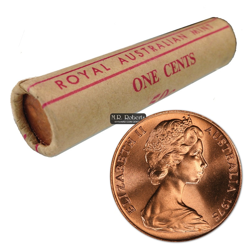 1c 1975 Royal Australian Mint Roll