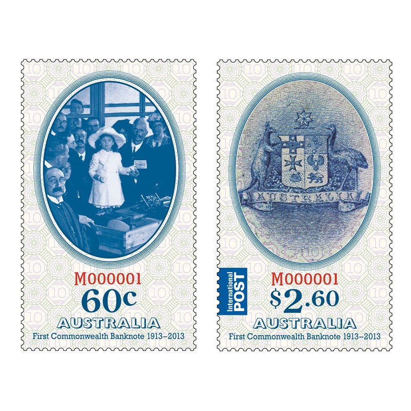 2013 Australia's First Banknote Centenary Coin & Stamp Set