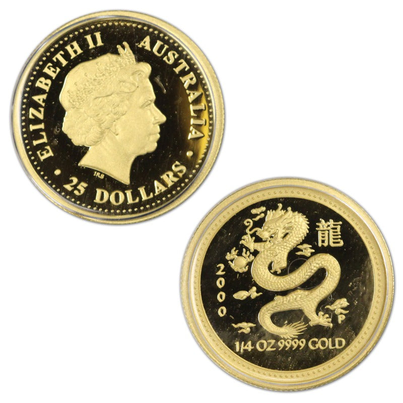 2000 Year of the Dragon 1/4oz Gold Proof