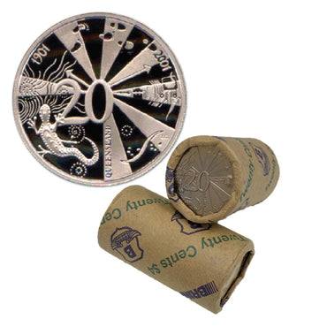 20c 2001 Centenary of Federation QLD Security Roll