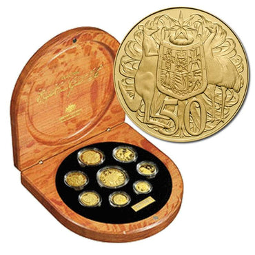 2006 40th Anniversary of Decimal Currency 8 Coin Gold Proof Set