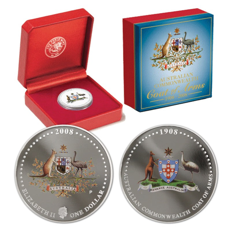 2008 Coat of Arms Centenary 1oz Silver Proof