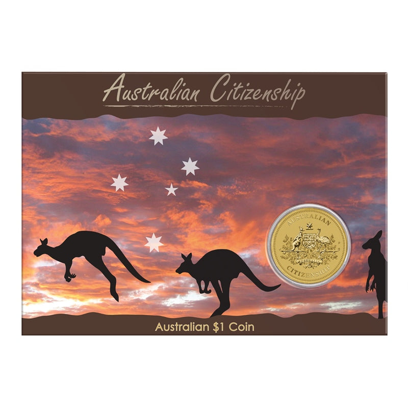 $1 2009 Australian Citizenship Carded UNC