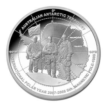 $5 2009 Polar Series - Antarctic Explorers Silver Proof