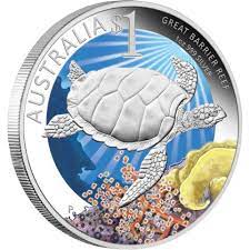 2011 Celebrate Australia - Great Barrier Reef 1oz Silver Coin Show Special