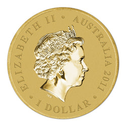 $1 2011 Royal Australian Navy Centenary Al/Bronze nUNC