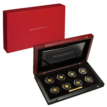 2012 Mini Gold 8 Coin Proof Set