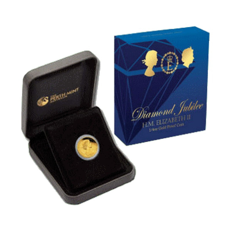 2012 Queen Elizabeth II Diamond Jubilee 1/4oz Gold Proof
