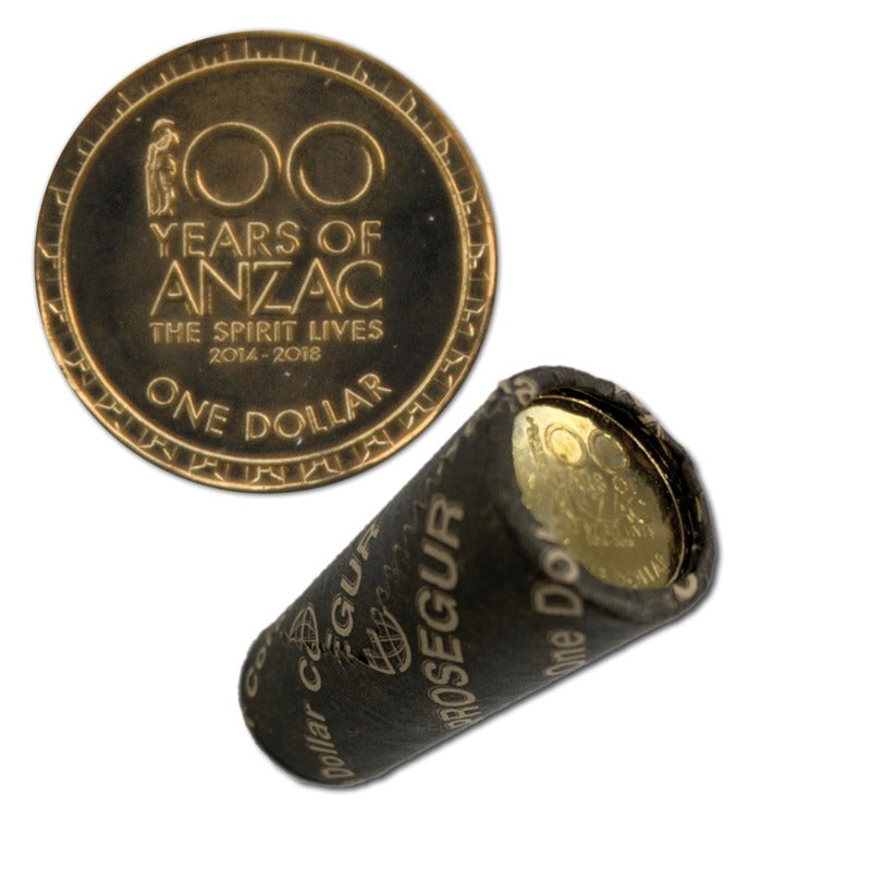 $1 2014 ANZAC Spirit Lives SECURITY ROLL