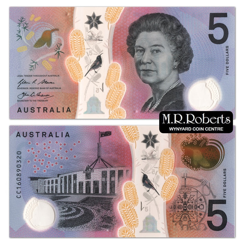 2016 $5 Stevens/Fraser Banknote CFU