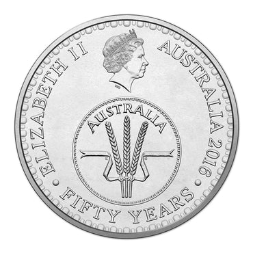 10c 2016 50th Anniversary of Decimal Currency - Changeover UNC