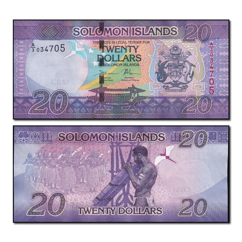 Solomon Islands (2017) 20 Dollars P.NEw CFU