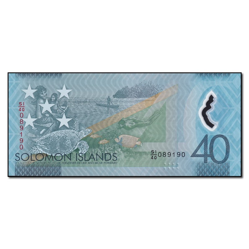 Solomon Islands (2018) 40 Dollars P.37 CFU