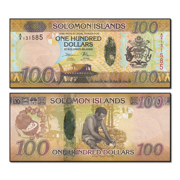 Solomon Islands 2015-2023 100 Dollars P.36 CFU
