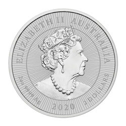 2020 Mother & Baby Kookaburra 2oz Silver Piedfort UNC