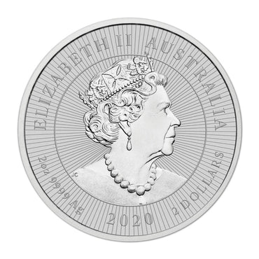 2020 Mother & Baby Kookaburra 2oz Silver Piedfort UNC