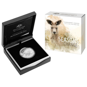 $1 2016 Kangaroo 1oz 99.9% Silver Proof