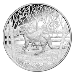 $1 2016 Kangaroo 1oz 99.9% Silver Proof