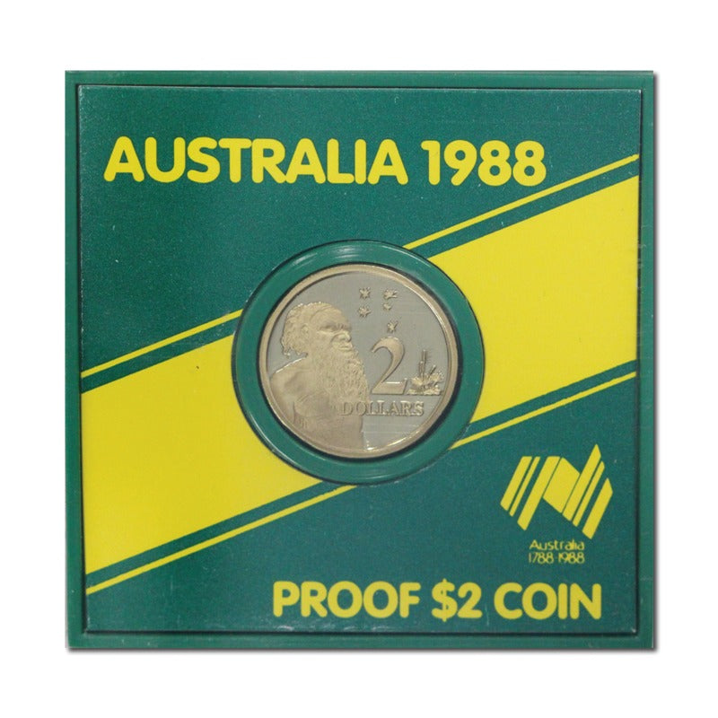 $2 1988 Aboriginal Elder Al/Br Proof
