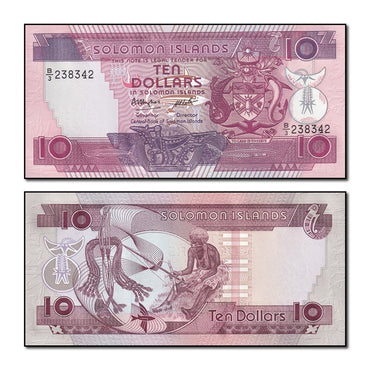 Solomon Islands 1986 10 Dollars P.15 CFU