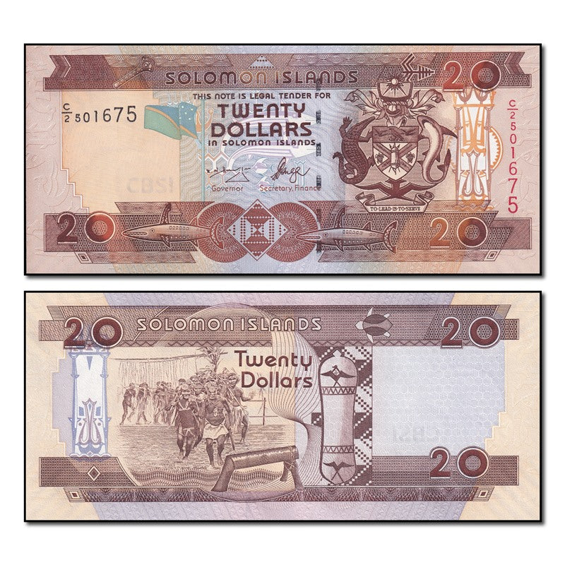 Solomon Islands 2006 20 Dollars P.28 CFU