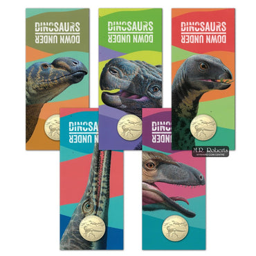 $1 2022 Dinosaurs Down Under 'C' Mintmark UNC - Set Of 5