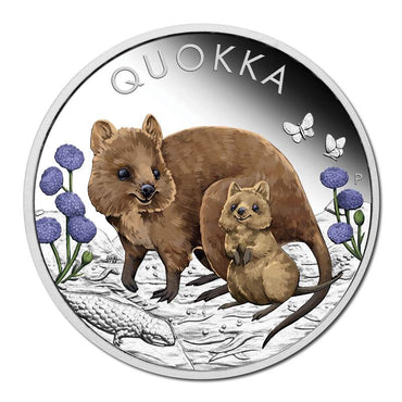 2022 Quokka 1oz Silver Proof Coloured Coin