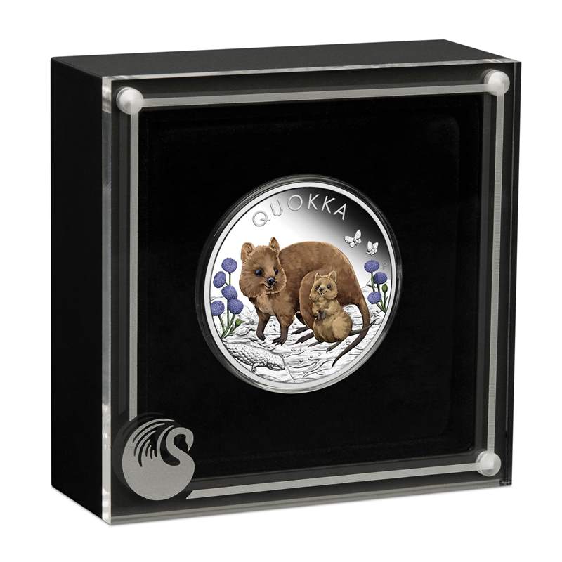 2022 Quokka 1oz Silver Proof Coloured Coin