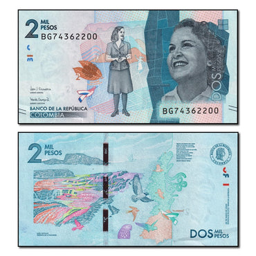 Colombia 2020 2000 Pesos P.458f CFU