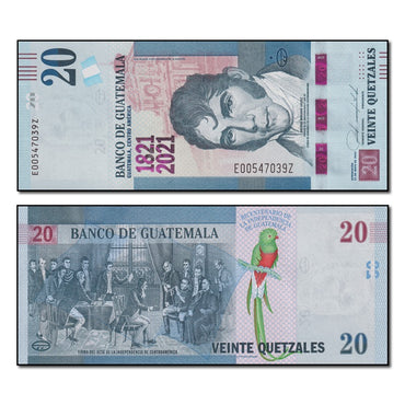 Guatemala 2020 20 Quetzale P.128 CFU