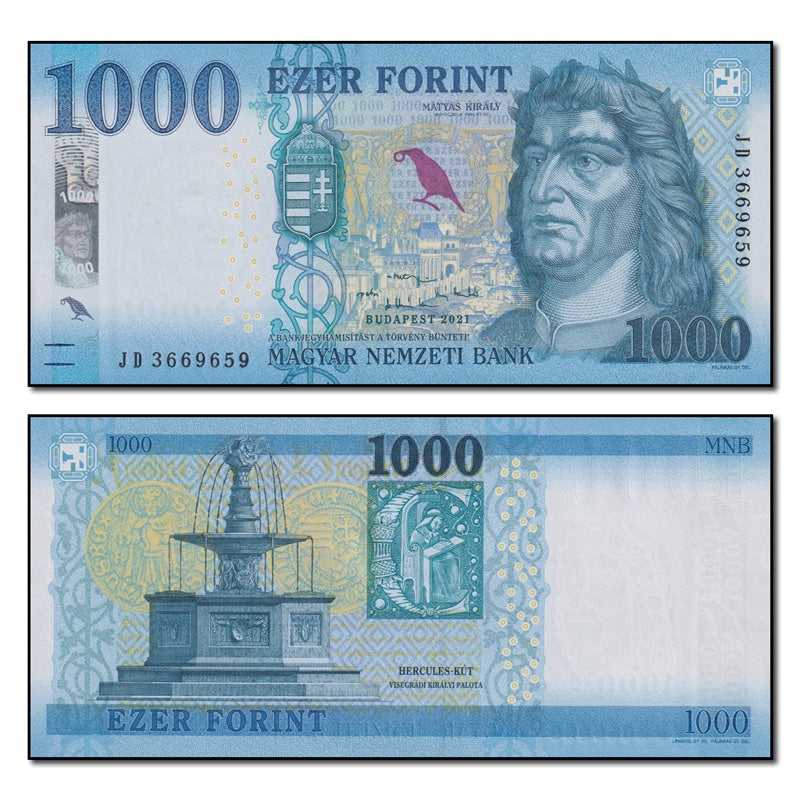 Hungary 2021 1000 Forint P.203c CFU