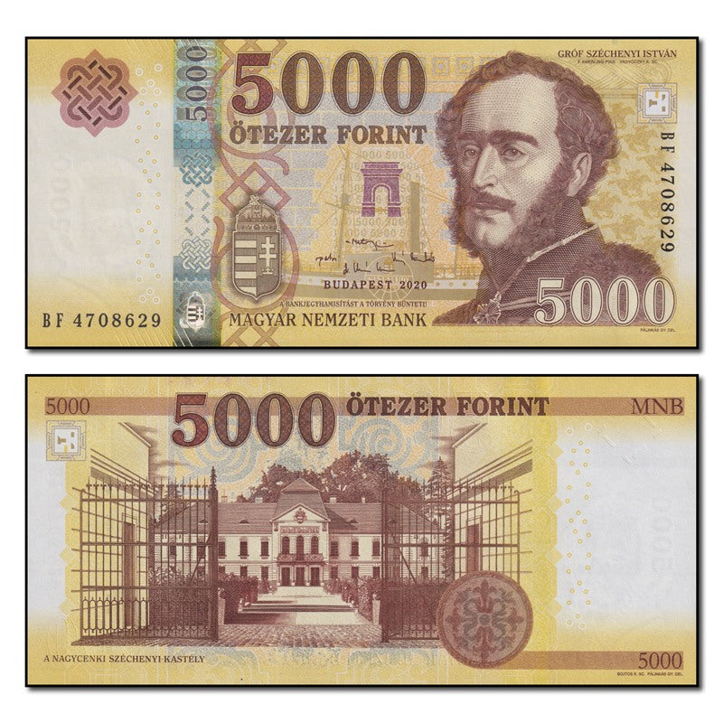 Hungary 2020 5000 Forint P.205c CFU
